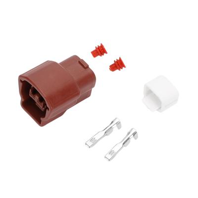 INFINAUTO 2 Pin Temperature Sensor Connector Plug 2.2mm Series Female Wire Terminal Connector