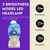 Wholesaleled Light Up Beanie Hat Oem Odm Factory Custom LOGO with Snowflake Pattern Warm Knit Winter Cap Led Light Up Beanie Hat
