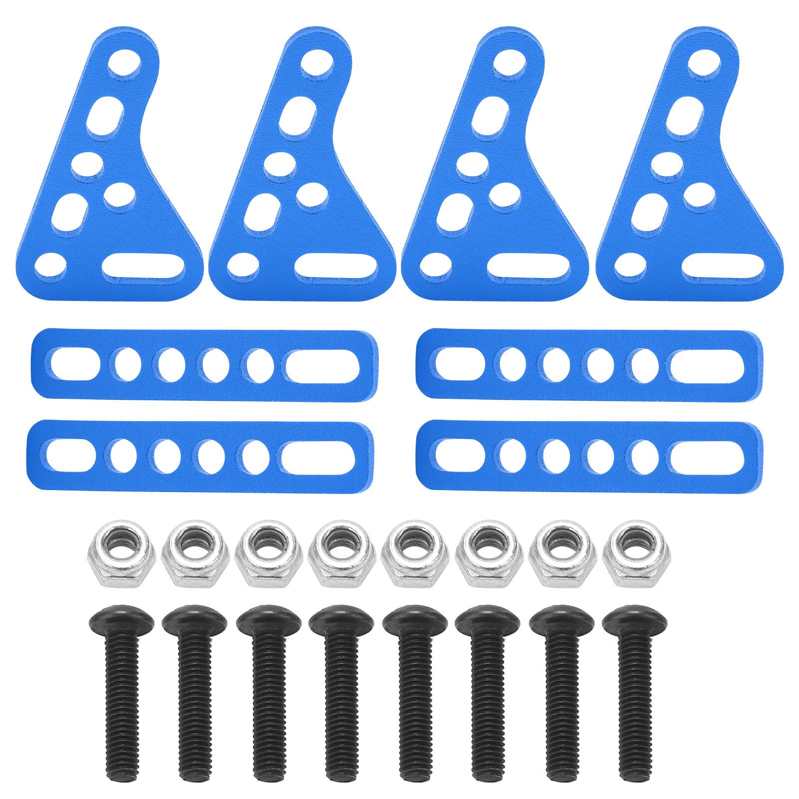 

Aluminum Alloy RC Shock Strut Damper Bracket Mount for 1 8 1 10 1 12 1 16 Remote Control Cars синій