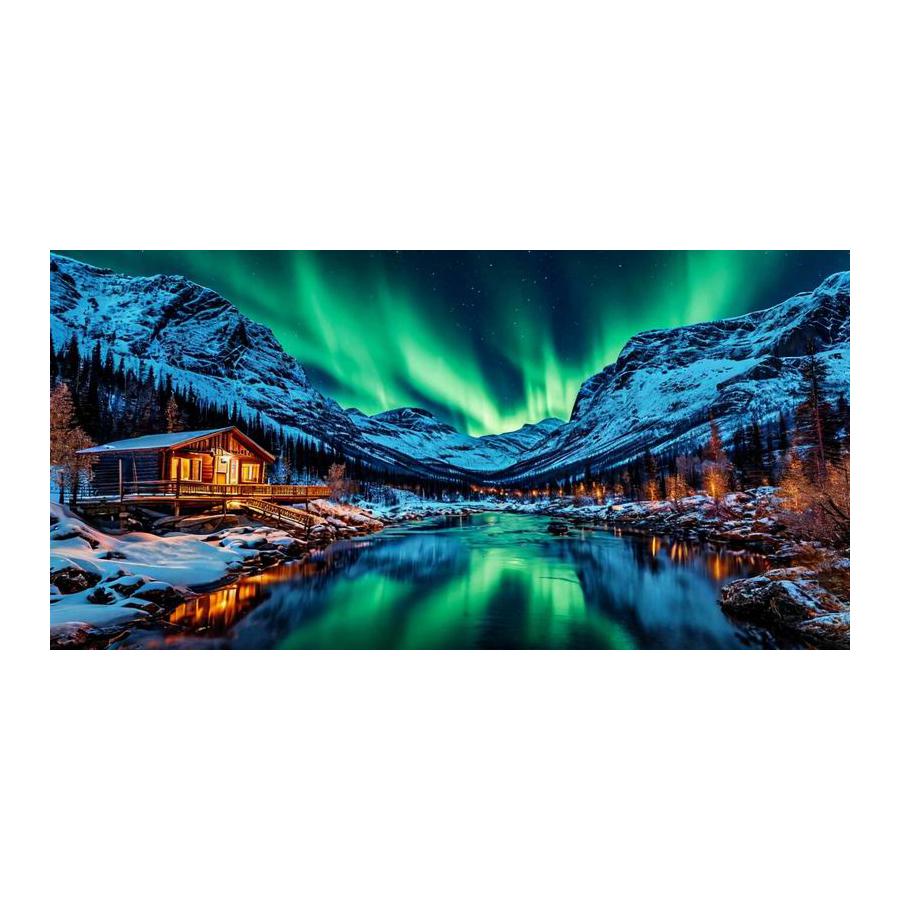 Arctic Scenic Waterfalls Large Size Diamond Painting New Collection Snow Scenery Diy Full Drill Rhinestone Embroidery Mosaic Cross Stitch Kits