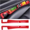 2PCS Car Seat Gap Filler, Multifunctional Automotive Seat Gap Organizer Red