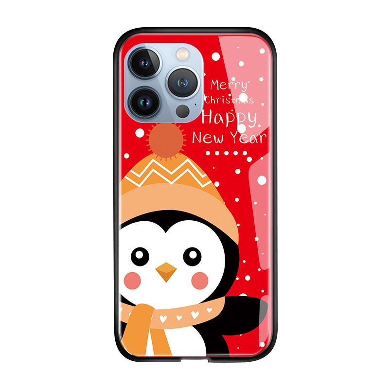 Tempered Glass Phone Case For iPhone 11 12 13 14 15 16 17 Redmi 10 12 14C Note10 Note14 Xiaomi 11Lite PocoC75 Soft Edge Shockproof Smooth Shell