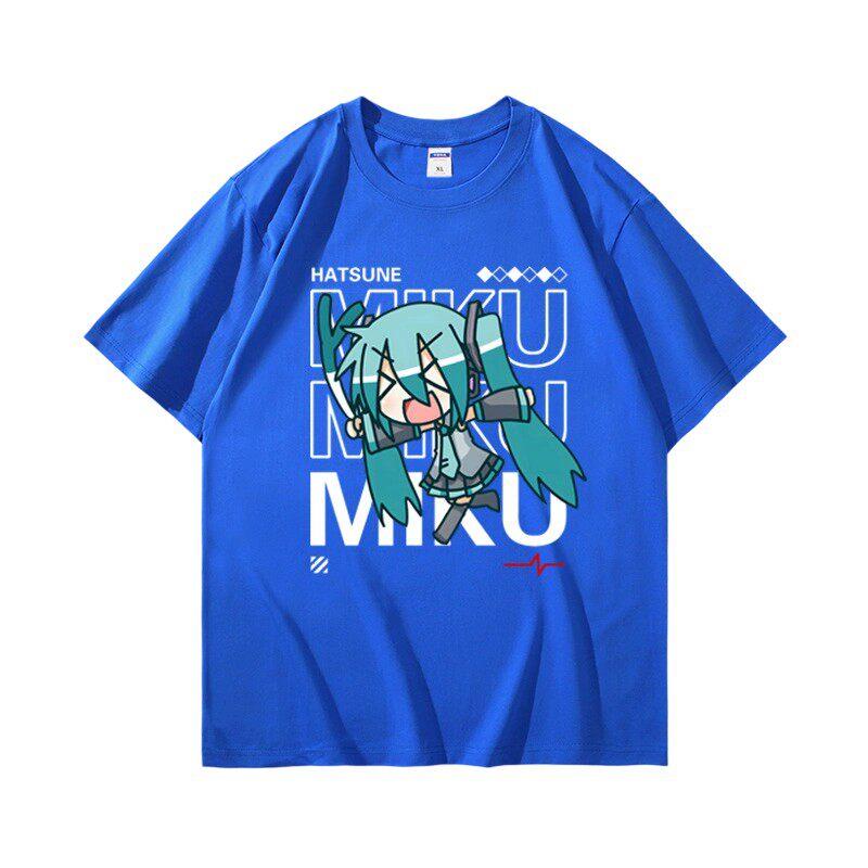 The Future of Junior Musicians Surrounding Hatsune Miku Printed Unisexs and Unisexs Loose Casual New Cotton Casual Tshirt