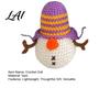 Soft Yarn Craft Decorations Handmade Crochet Christmas Animal Ornament Cute Hanging for Charming Girl Style Ornaments Car Rearview Mirror Bag