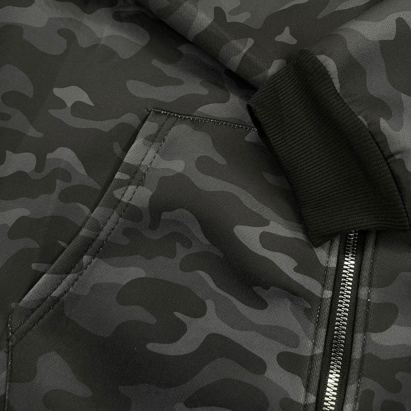 Evropská a americká podzimní a zimní retro personalizovaná módní volná maskáčová mikina s kapucí pro muže a ženy