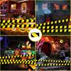 108Feet Black Yellow Caution Tape Adhesive Waterproof Hazard Tape For Floors Staircase Equipment Dangerous Area Waring StripePinstriping Tape 3