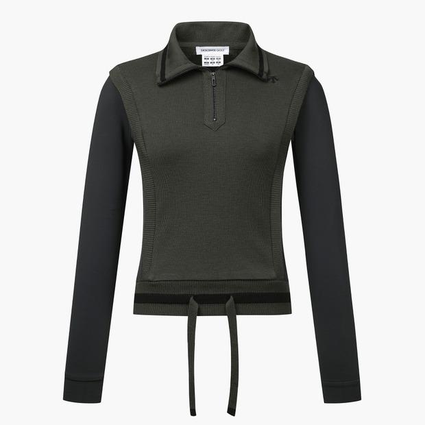 Descente Golf Women S Knit Cushion Hybrid Sweater (Dp32Wfkp98) Begg/095