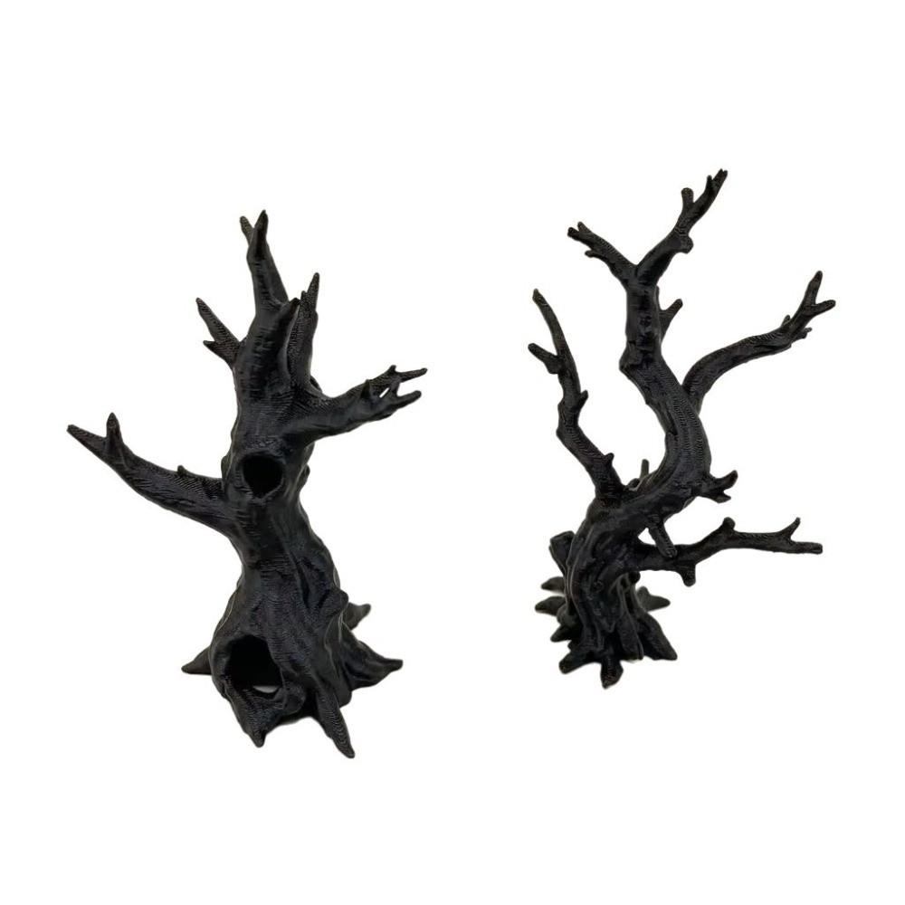 2pcs 3D Printed Reptile Cave Hollow Out Aquarium Decorations Jumping Spiders Climb Trees  Tara Crab