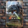 ARK Survival Evolved Metallskylt 8x12 Tum Retro Väggkonst Hållbar Aluminium Väggdekor för Spelare