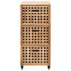 Vidaxl Bathroom Cabinet, 41X41X91 Cm, Solid Walnut Wood