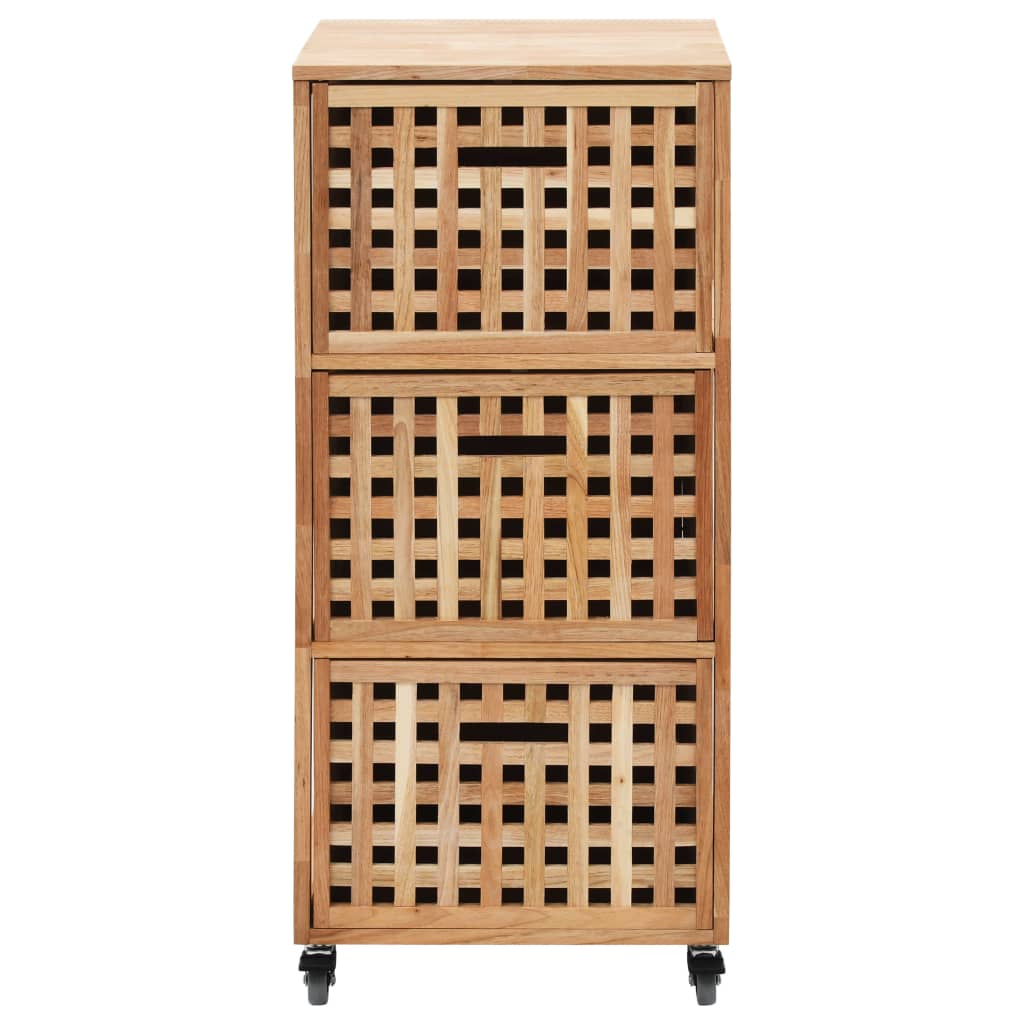 Vidaxl Bathroom Cabinet, 41X41X91 Cm, Solid Walnut Wood
