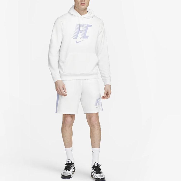 Nike Dri-FIT F.C. Letter Logo Pocket Hoodie Men hoodies White DV9758-121