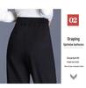 Women's High Waist Cropped Slimming Trousers - Versatile Spring Fashion