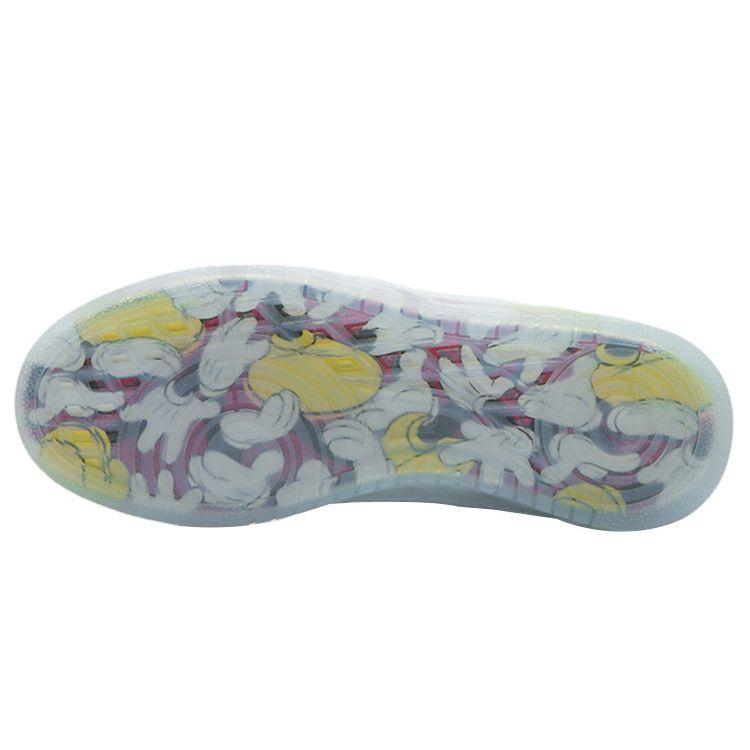 Li Ning Disney X  Collaboration Series Non-Slip Shock Absorbing Durable Low-Top Skate Shoes Women Sneakers White AGCR204-5