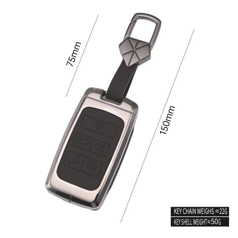 Luxury Key Case for Land Rover: Compatible with Range Rover, Defender, Evoque, Discovery Sport, and Velar Models