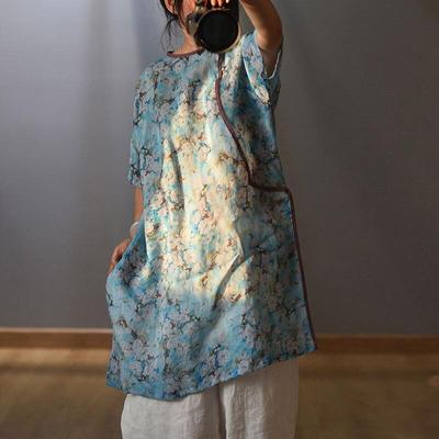 Robes de vêtements féminins vintage d'été de style chinois