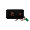 Universal Car Push Switch Button DRL Fog Light Power Fan Heating Radar Music for Toyota Land Cruiser LC100 4700 4500 LX470 Prado