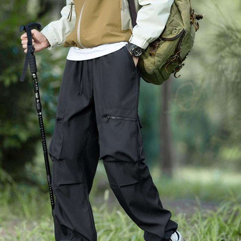 New Spring and Autumn Casual Pants Pants Men's Outdoor Overalls Waterproof Pants Men's New Handsome Straight.