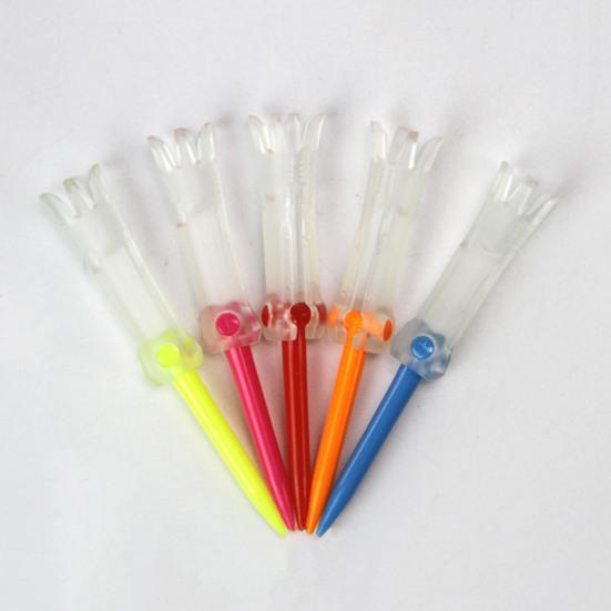 Tee da golf regolabile con supporto stabile per palline Tee da golf regolabile in altezza Tee da golf in plastica stabile Supporto per palline Accessori per l'allenamento