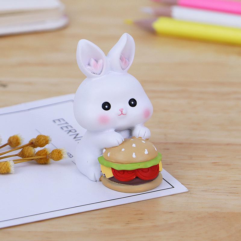 Cute Rabbit Ornament for Car, Desk, or Home Decor