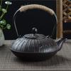 Retro 900ml  Boiled Tea Cast iron Kettle Cast Iron Teapot Pig iron Tea Pot Kung Fu Tea health Iron Pot Oxidized Uncoated