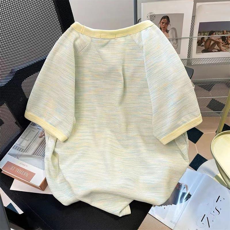 Dámské tričko Letní Velká velikost Bavlněné tričko Měkké Volné Potiskované Ležérní Pohodlné Pulovr Tričko Top