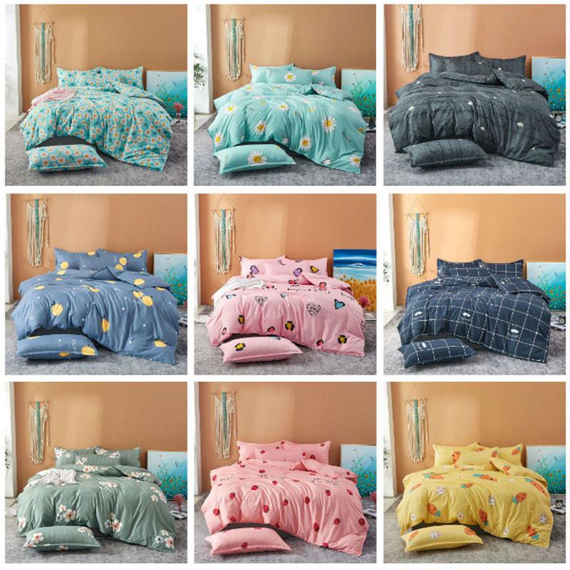 Elegant Floral Print Polyester Duvet Cover Set Soft And Comfortable For All Sizes