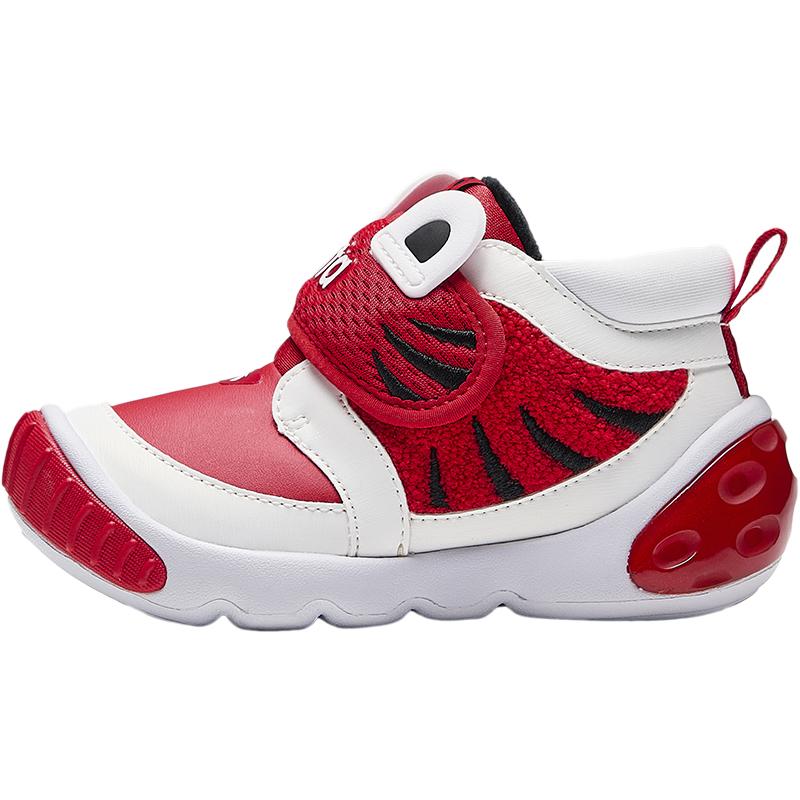 Anta Kids Synthetic Leather Outdoor Series 5U Comfortable Plush Lightweight Shock Absorbing Warm Low Top Walking Shoes Baby Shoes A12440058-2
