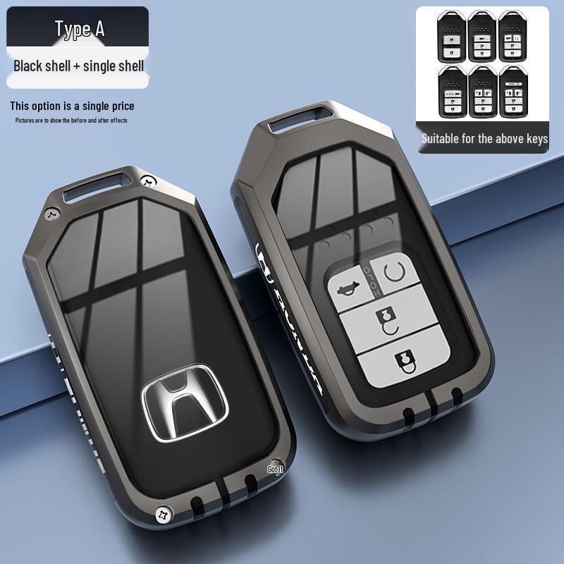 Honda Key Case Compatible with CRV, Civic, Accord, XRV, Vezel, Avancier, Breeze, UR-V, and Spirior Models
