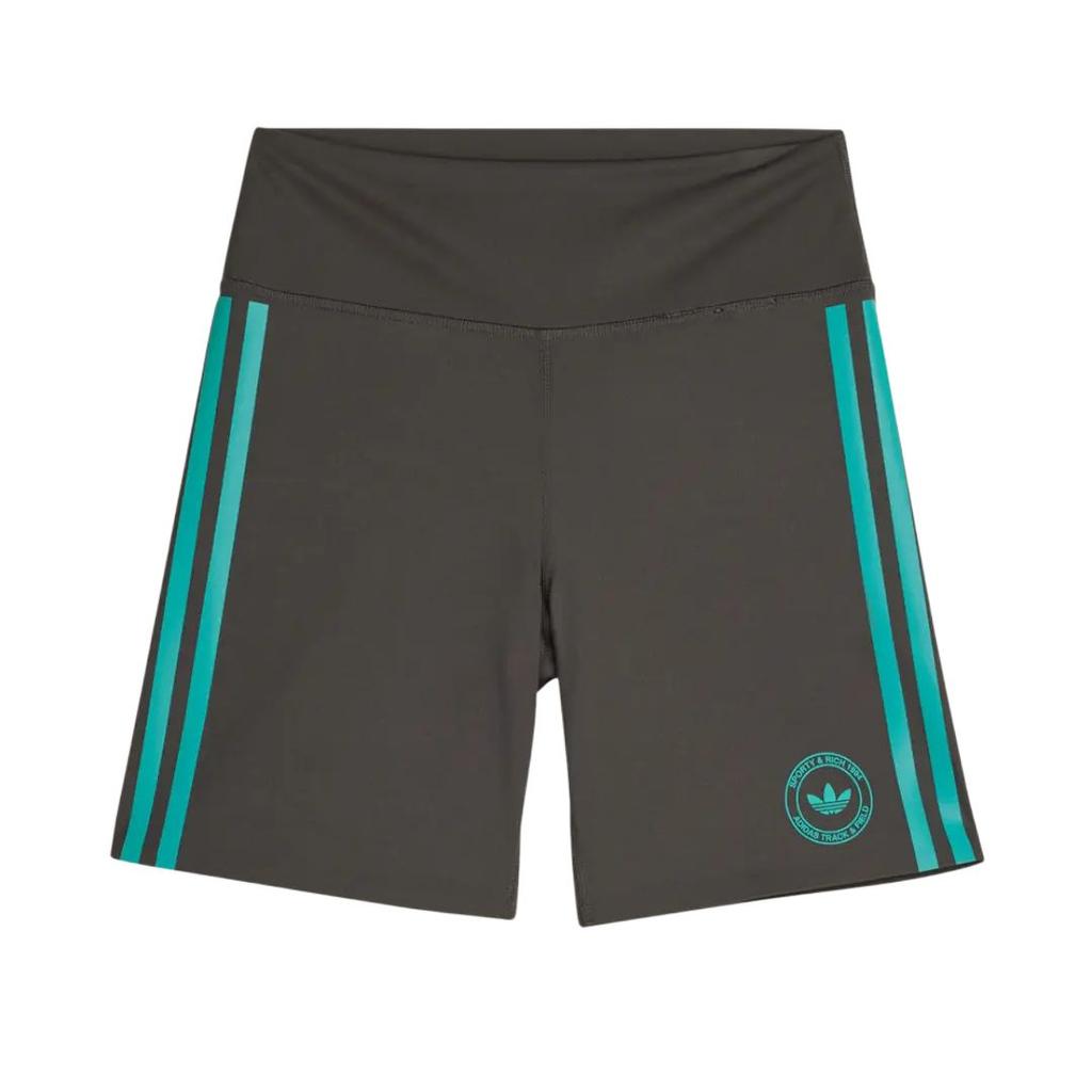 adidas Originals X Sporty & Rich Women's Fitted Bike Shorts Carbon KA0711