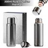 500ml Pure Titanium Thermal Water Bottle Double-Layer Vacuum Insulated THERMOS with Magnetic Cap And Temperature Display Drinkwa