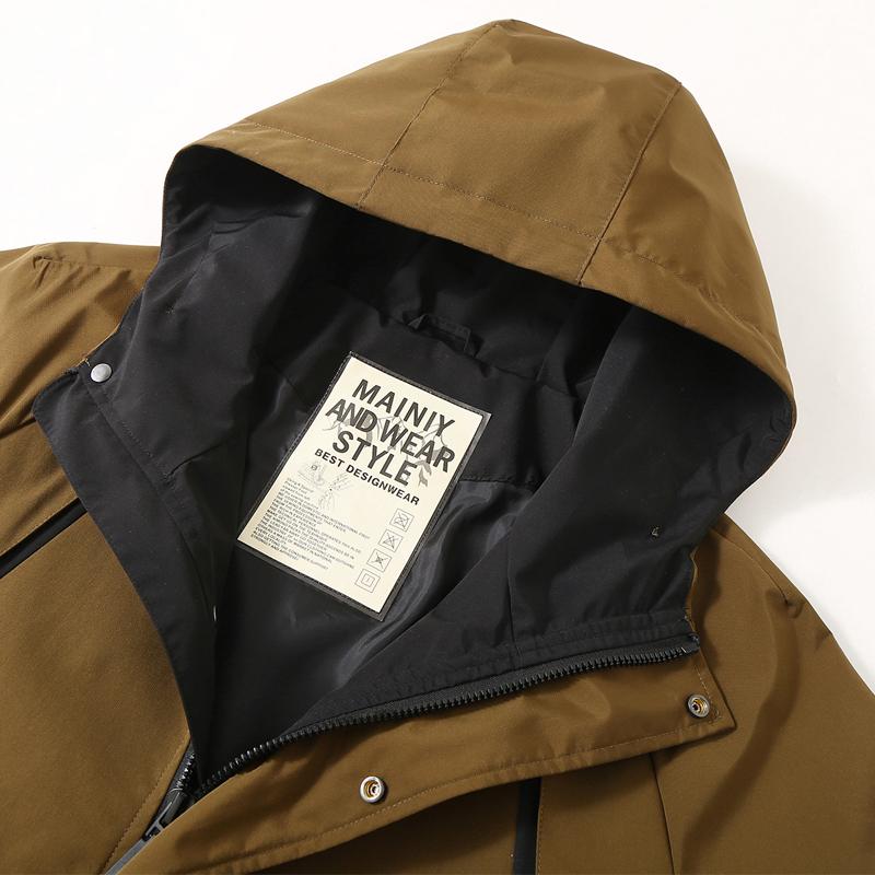 მამაკაცის დიდი ზომის 4XL-11XL დიდი ზომის ქურთუკები, წყალგაუმტარი, ქარსაფარი, კაპიშონიანი, ზედა ტანსაცმელი