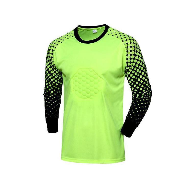 Long Sleeve Padded Goalkeeper Jersey Set for Adults and Kids