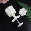 Plastic Mooncake Stamp Cute Flower Shape Mooncake Mold Festival DIY Hand Press Mooncake Cutters Pastry Decorating Gadget
