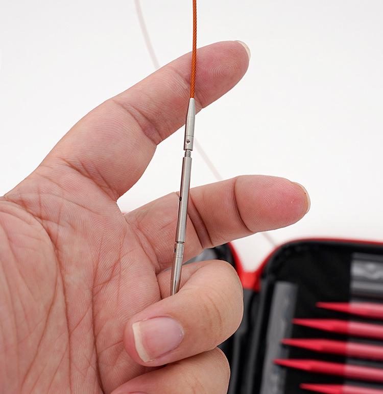 Knitting Tools: Reusable Anodized Aluminum U-Shaped Circular Sweater and Detachable Needles