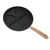 Egg Steak Divided Frying Pan 3 in 1 Multifunctional Prevent Stick Egg Beef Steak Cooker Pan for
