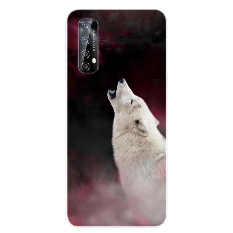 For OPPO Realme 7 Case RMX2151 Bumper Silicone TPU Soft Phone Cover For OPPO Realme 7 RMX2155 Realme7 Case Cartoon Fundas Coque