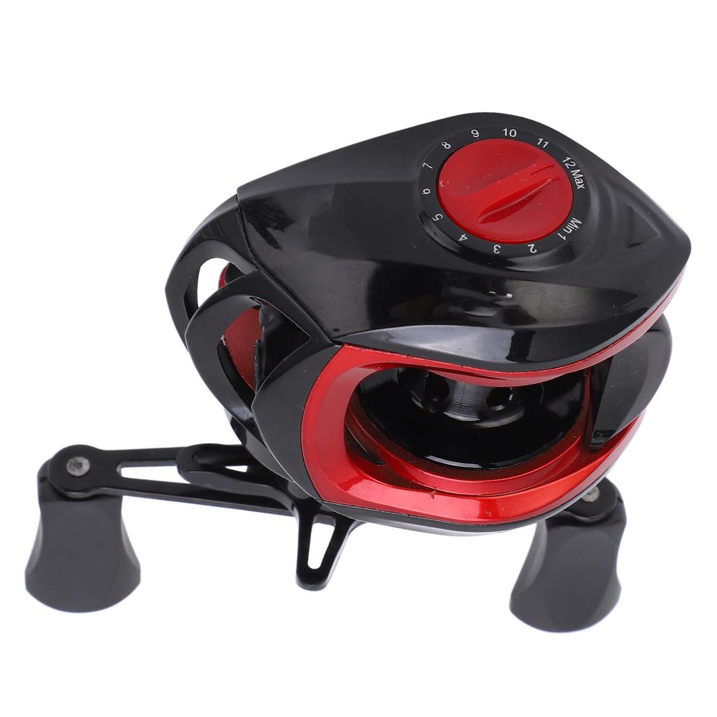 Fishing Reel LK201 Plastic/Aluminum Alloy Black Red Magnetic Brake Standard Right/Left Hand Exquisite Fishing Casting Reel Wheel