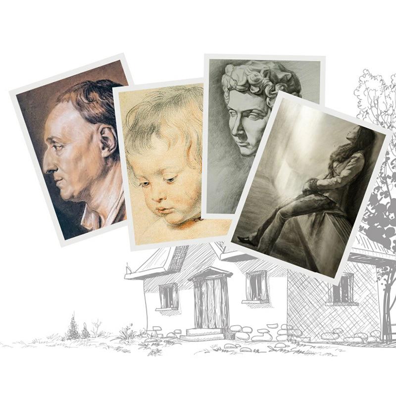 Stylos à dessin artistique en papier de riz, 3 pièces, mélange de souches, stylo à croquis Tortillon pour dessin, fournitures de peinture