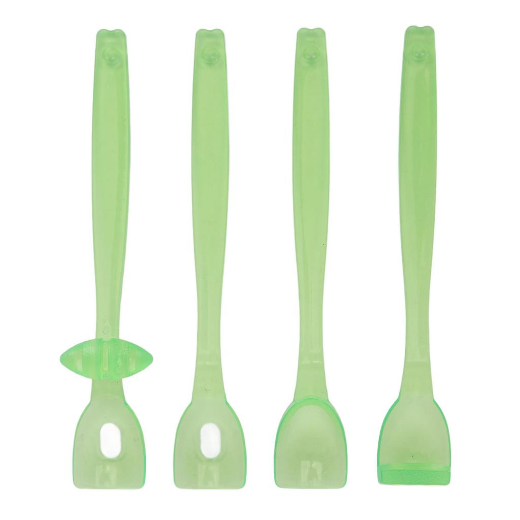 4pcs Tongue Muscle Trainer Lateralization Lifting Oral Muscle Exerciser for Language Disorders with 