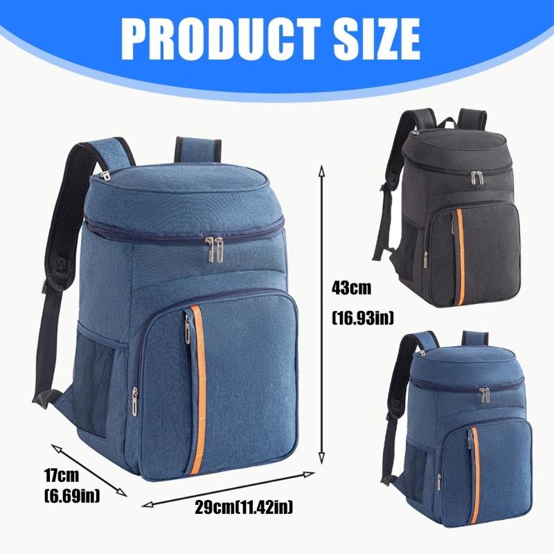 Leakproof Coolers Backpack Waterproofs Soft Coolers Bag Beach Coolers Backpack for Beach, Fishing, Picnics, Travel