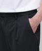 MUSINSA STANDARD Lightweight Wide Hidden Elastic Waist Slacks [Charcoal Gray]