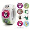 500/1000pc Stickers for Children Kids Rolling Animal Roll Stickers Small Cute Toy Game Sticker DIY Gift Sealing Label Decoration
