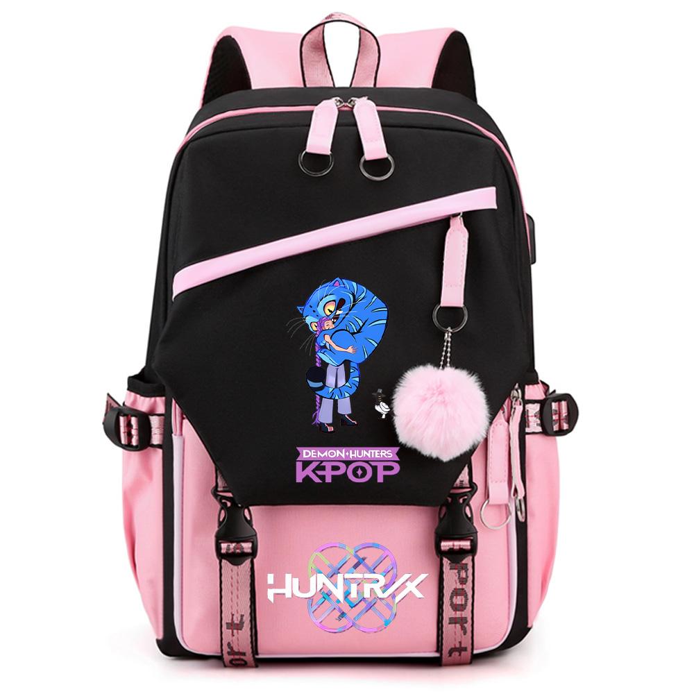 Anime K-Pop Demon Hunters Printed Large Capacity Backpack for Teenger Student Girl Boy Schoolbag Bookbag Women Waterproof Travel Bag Gift