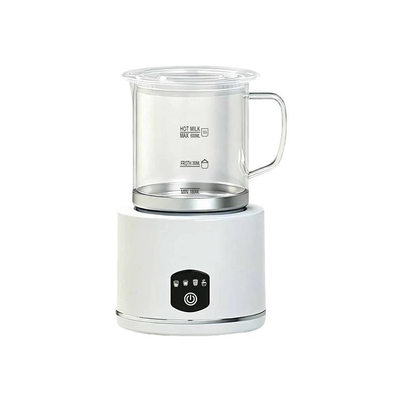 Electric Glass Milk Frother with Heating Function for Thick Froth