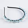 Handmade Braided Rhinestone Flower Headband - Korean Style Hair Accessories for Women and Girls