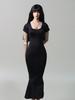 HAMRETHYPPZ Scale Female Figure Tight Hip Fishtail Sexy Long Skirt for Banquets Not 1/6 Costume, Clothes, Skirt, Dress, (Body, Head, Shoes, Etc.