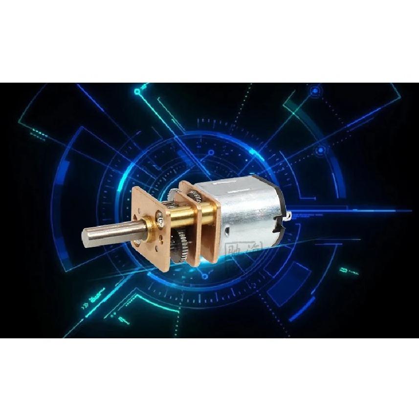 All-metal GM12-N10 micro DC gear motor coin size DC3.0V