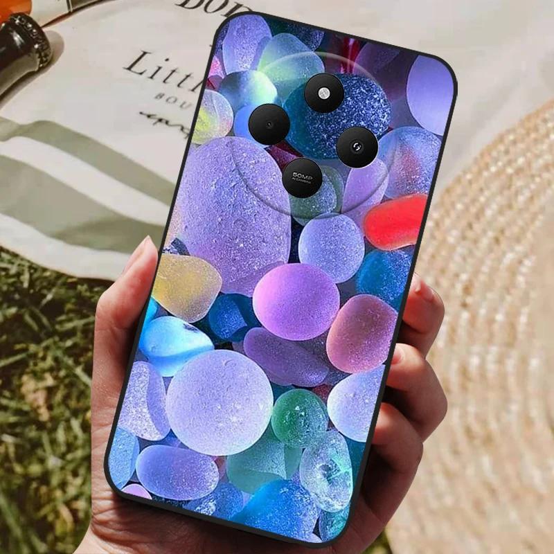 Чехол для Xiaomi Redmi 14C Redmi14C Крутой Расписной Силиконовый ТПУ Мягкий Чехол для Poco C75 PocoC75 Чехлы Черный Защитный Корпус Телефона
