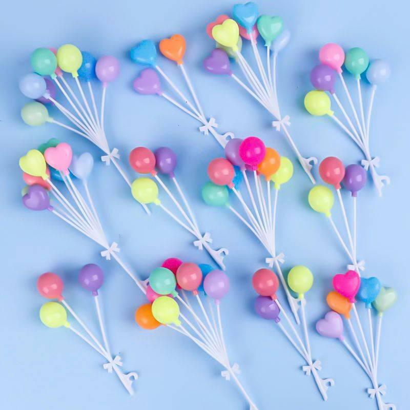 1 Stück Bunte Liebe Kuchen Dekorationen Geburtstagsparty Desserttisch Bunter Kuchenstecker